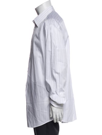 Brunello Cucinelli Striped Long Sleeve Shirt