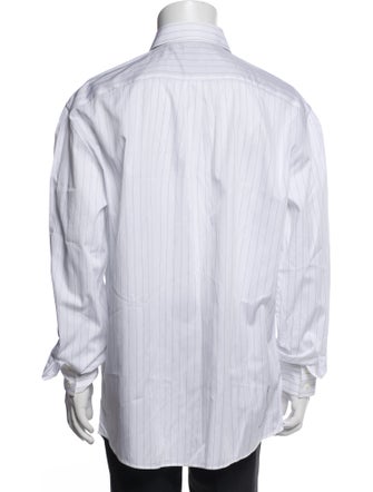Brunello Cucinelli Striped Long Sleeve Shirt