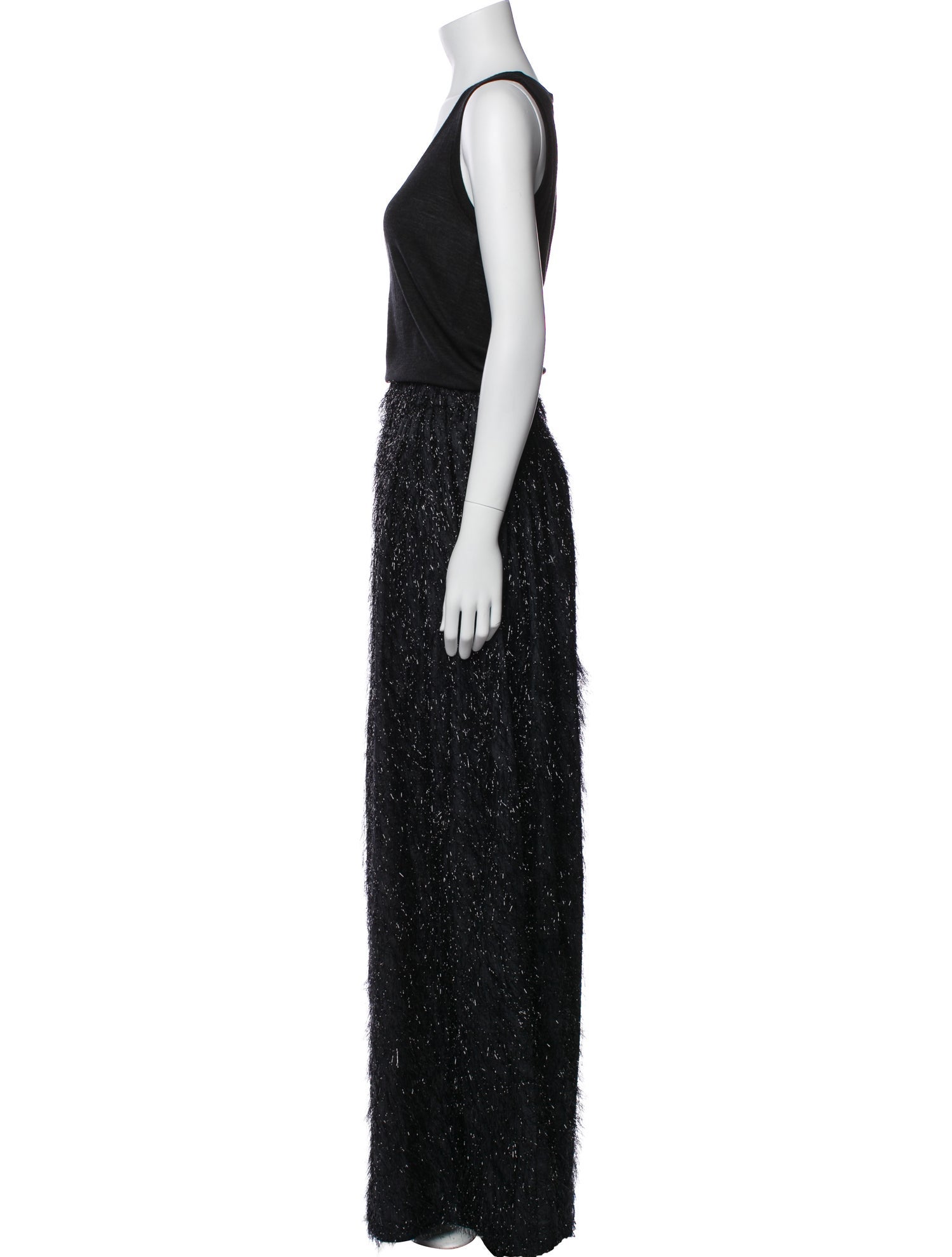 Brunello Cucinelli Wool Scoop Neck Jumpsuit