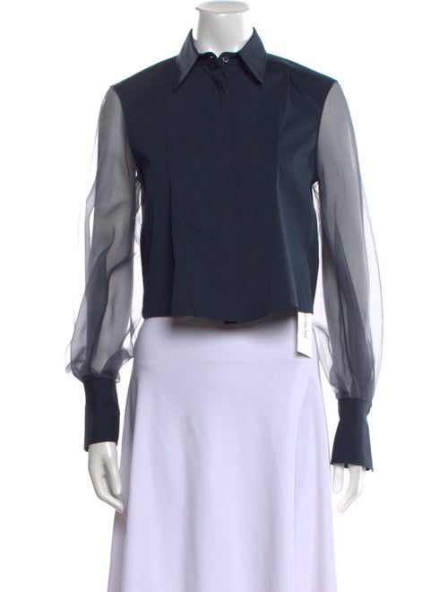 Brunello Cucinelli Long Sleeve Crop Top