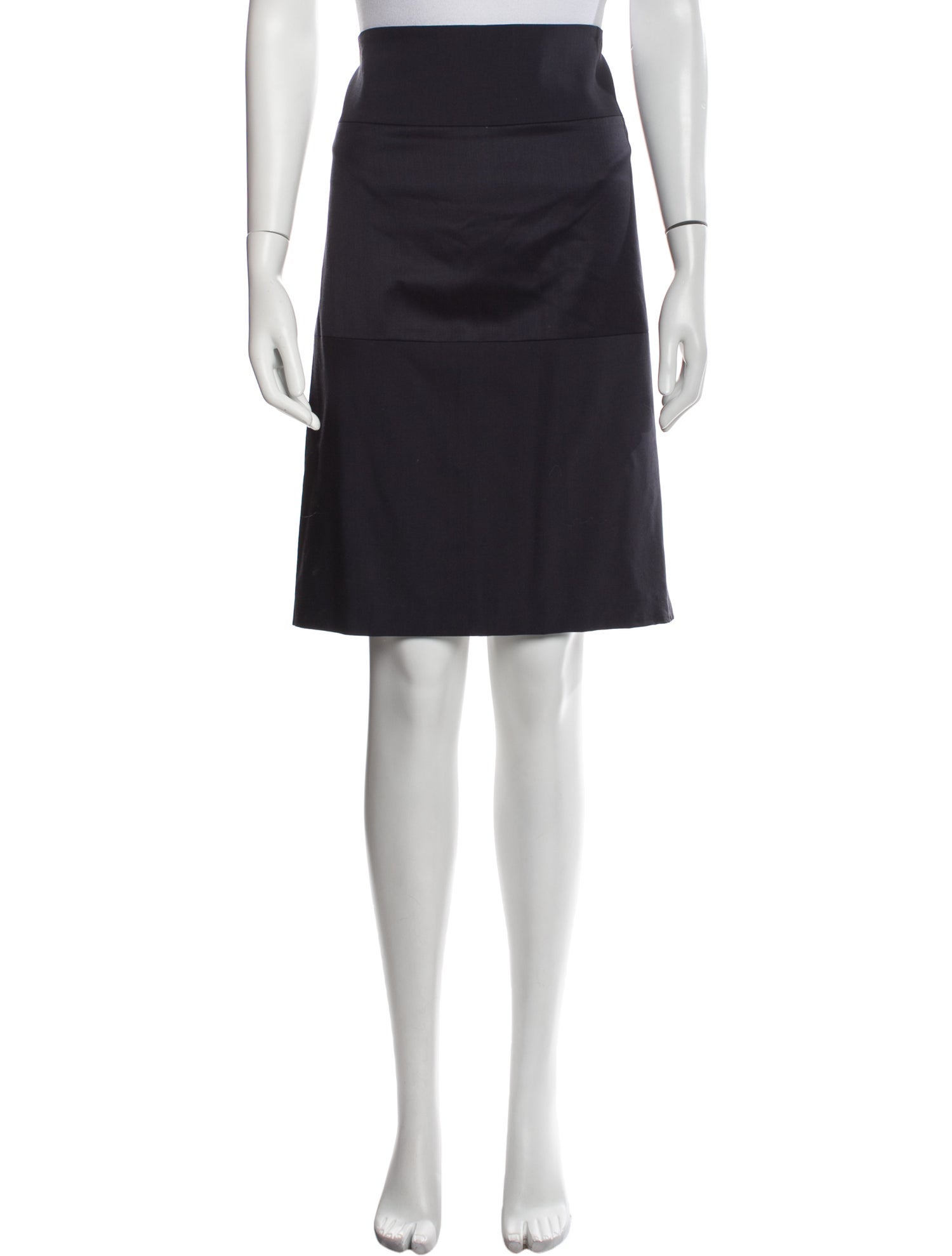 Brunello Cucinelli Virgin Wool Knee-Length Skirt
