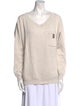 Brunello Cucinelli V-Neck Long Sleeve Top