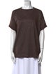 Brunello Cucinelli Crew Neck Short Sleeve T-Shirt