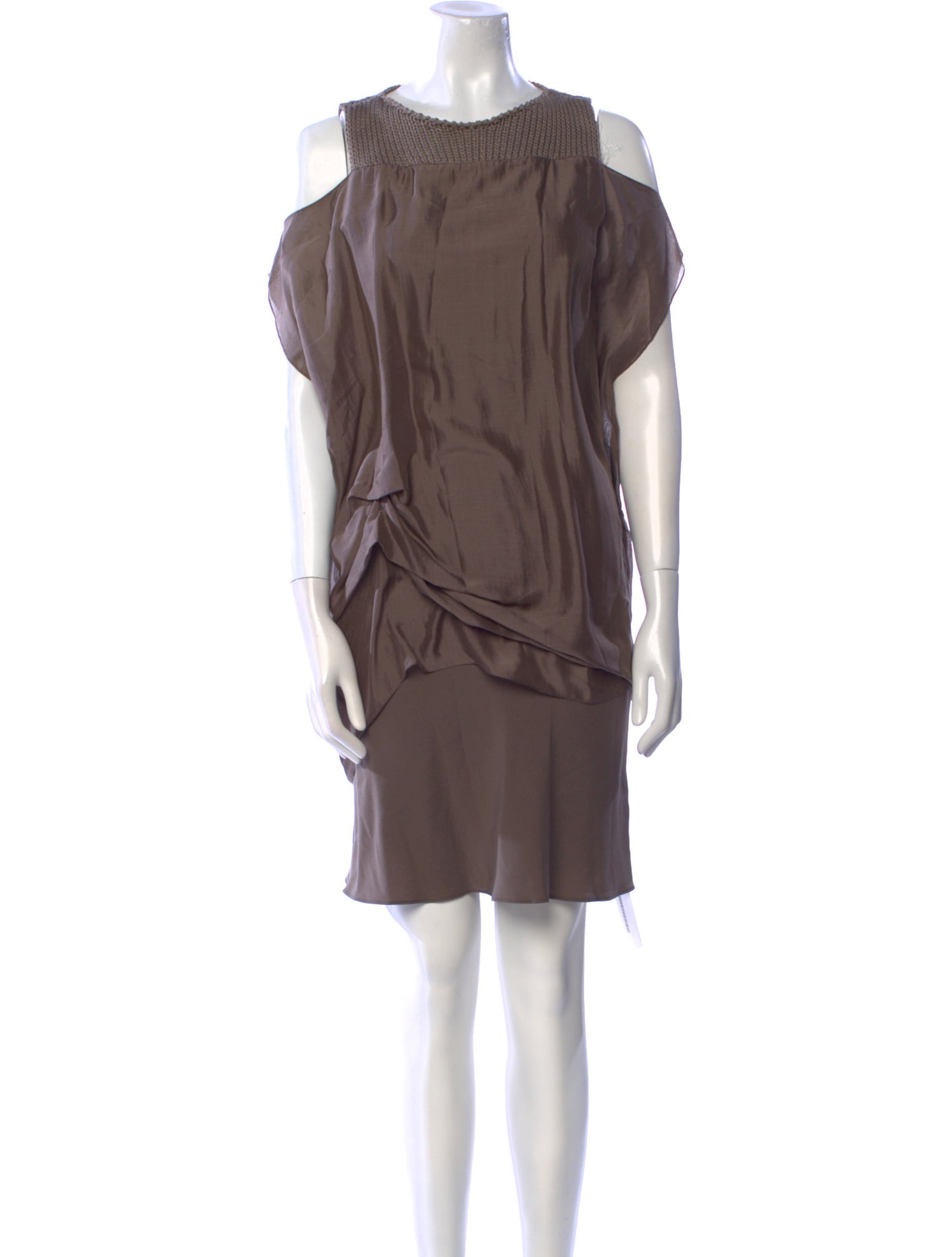 Brunello Cucinelli Silk Knee-Length Dress