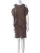 Brunello Cucinelli Silk Knee-Length Dress
