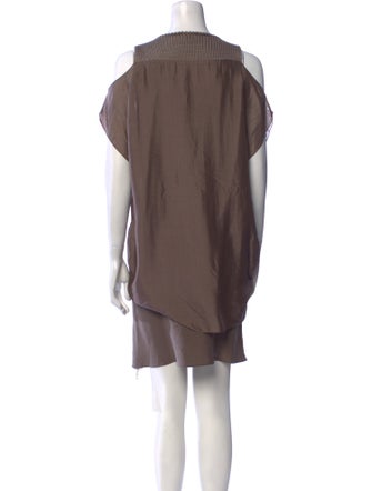 Brunello Cucinelli Silk Knee-Length Dress