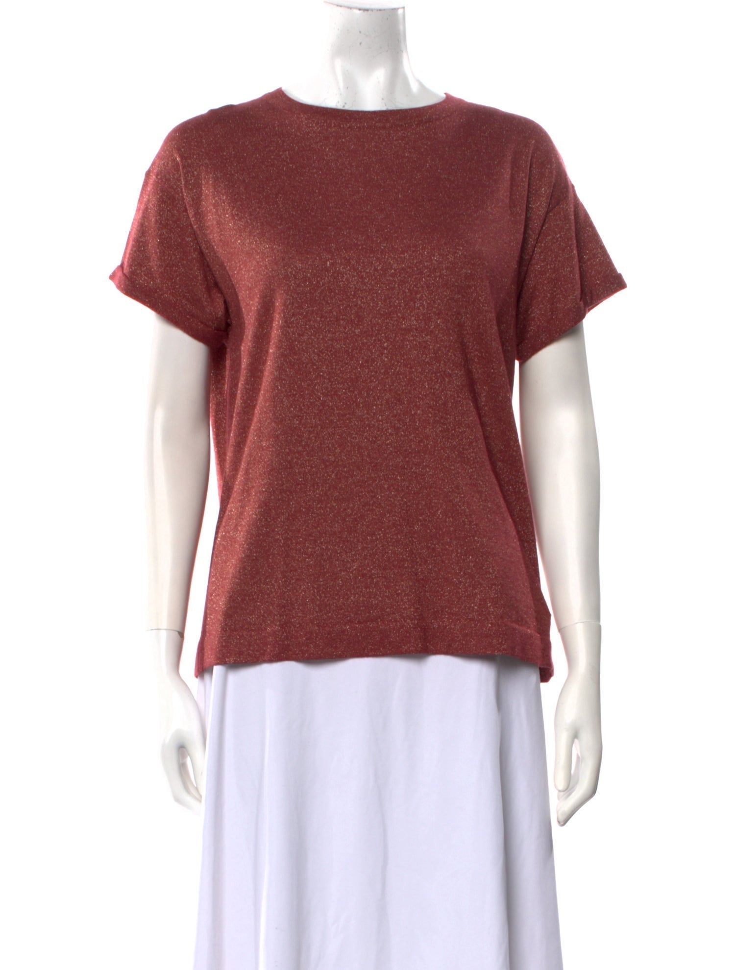 Brunello Cucinelli Bateau Neckline Short Sleeve T-Shirt w/ Tags