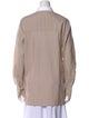 Brunello Cucinelli Long Sleeve Button-Up Top