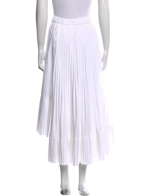 Brunello Cucinelli Pleated Accents Midi Length Skirt