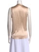 Brunello Cucinelli Silk Scoop Neck Top