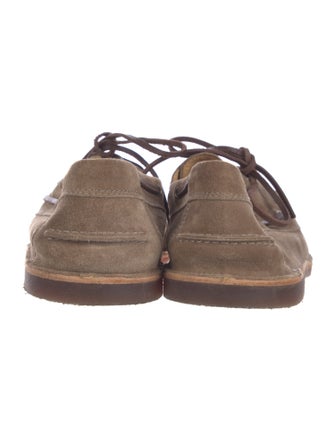 Brunello Cucinelli Suede Boat Shoes