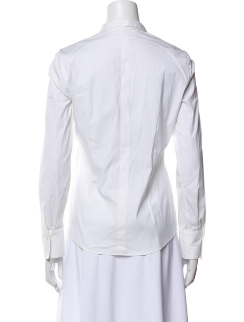 Brunello Cucinelli Long Sleeve Button-Up Top
