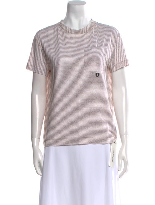 Brunello Cucinelli Linen Striped T-Shirt