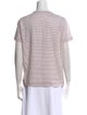 Brunello Cucinelli Linen Striped T-Shirt