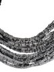 Brunello Cucinelli Leather Beaded Multistrand Choker Necklace