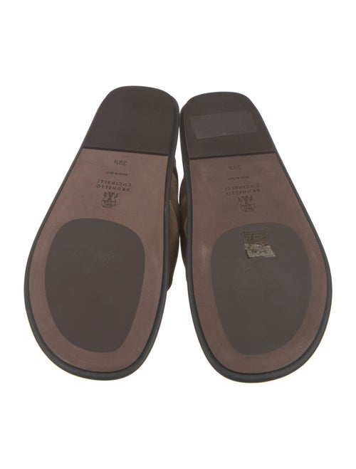 Brunello Cucinelli Suede Slides