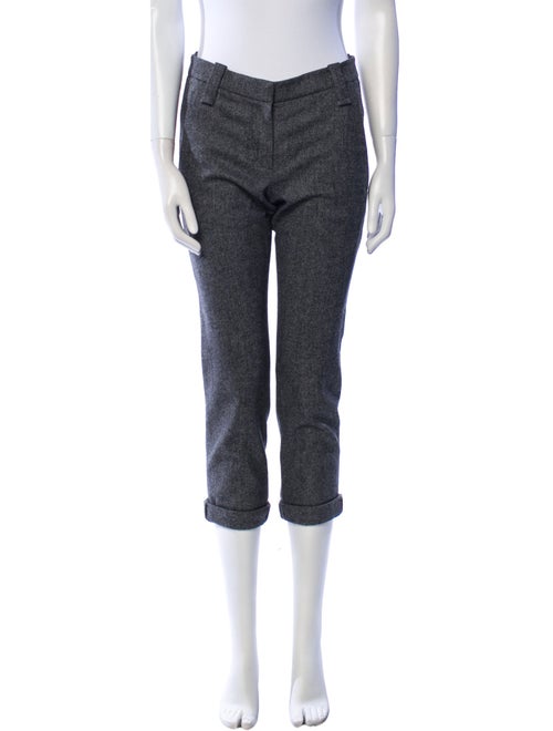 Brunello Cucinelli Virgin Wool Straight Leg Pants