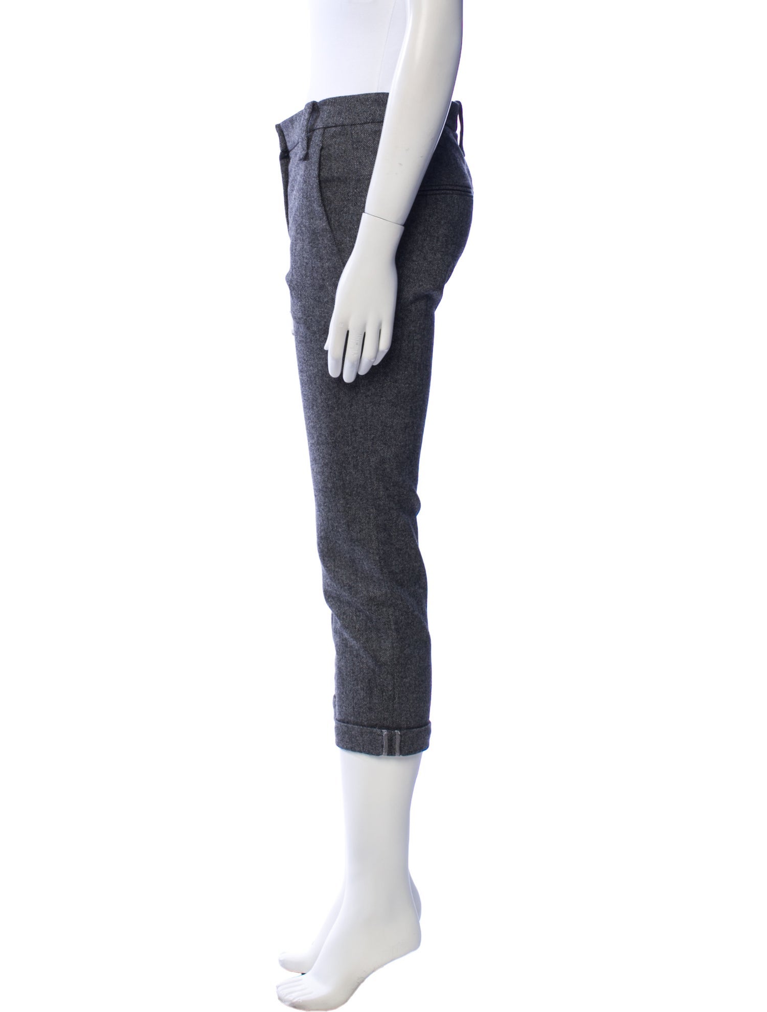 Brunello Cucinelli Virgin Wool Straight Leg Pants