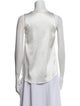 Brunello Cucinelli Silk Scoop Neck Top
