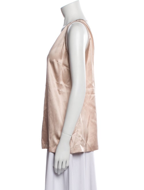 Brunello Cucinelli Silk V-Neck Top