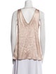 Brunello Cucinelli Silk V-Neck Top