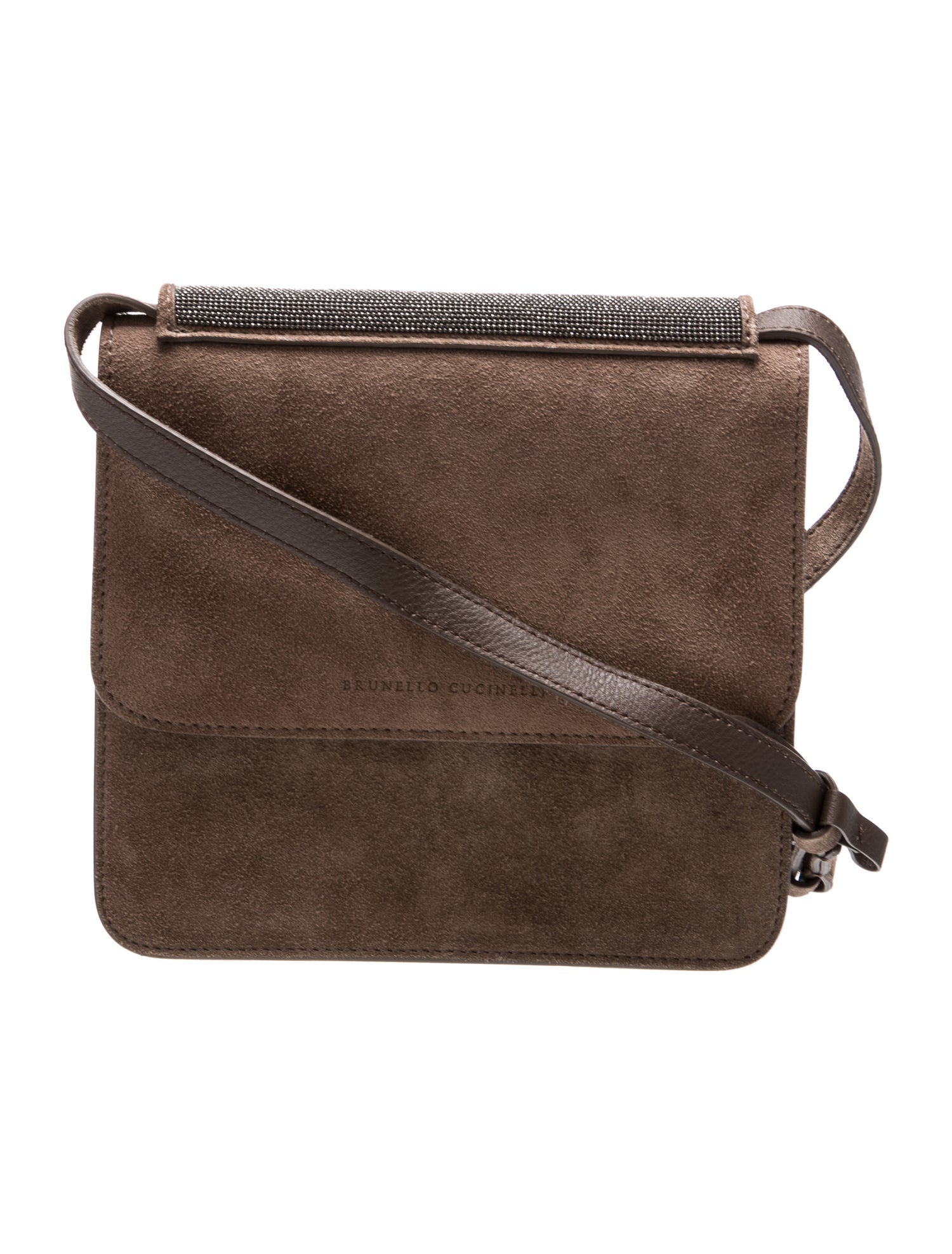 Brunello Cucinelli Suede Crossbody Bag