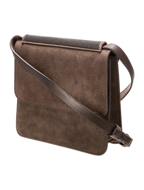 Brunello Cucinelli Suede Crossbody Bag