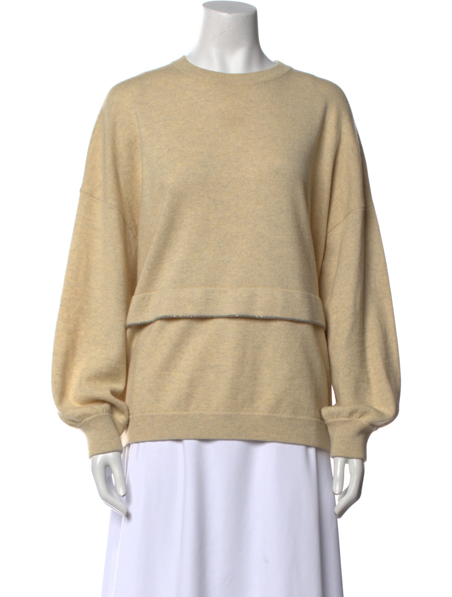Brunello Cucinelli Virgin Wool Crew Neck Sweater