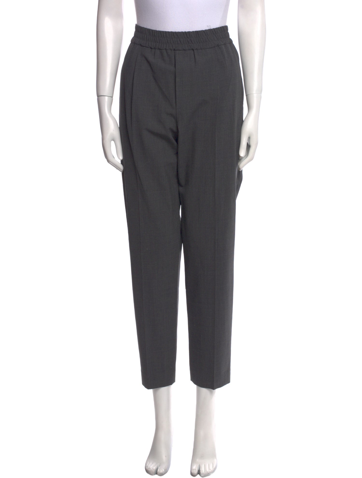 Brunello Cucinelli Virgin Wool Skinny Leg Pants