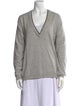 Brunello Cucinelli Virgin Wool V-Neck Sweater