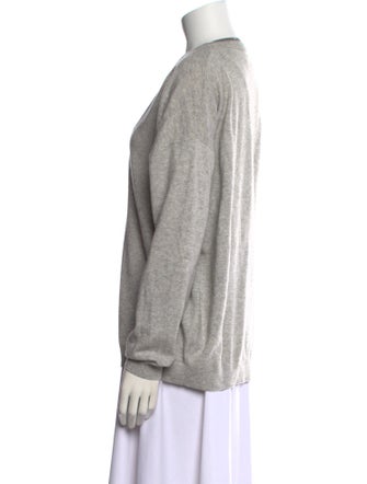 Brunello Cucinelli Virgin Wool V-Neck Sweater