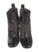 Brunello Cucinelli Monili Leather Lace-Up Boots