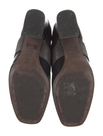 Brunello Cucinelli Monili Leather Lace-Up Boots