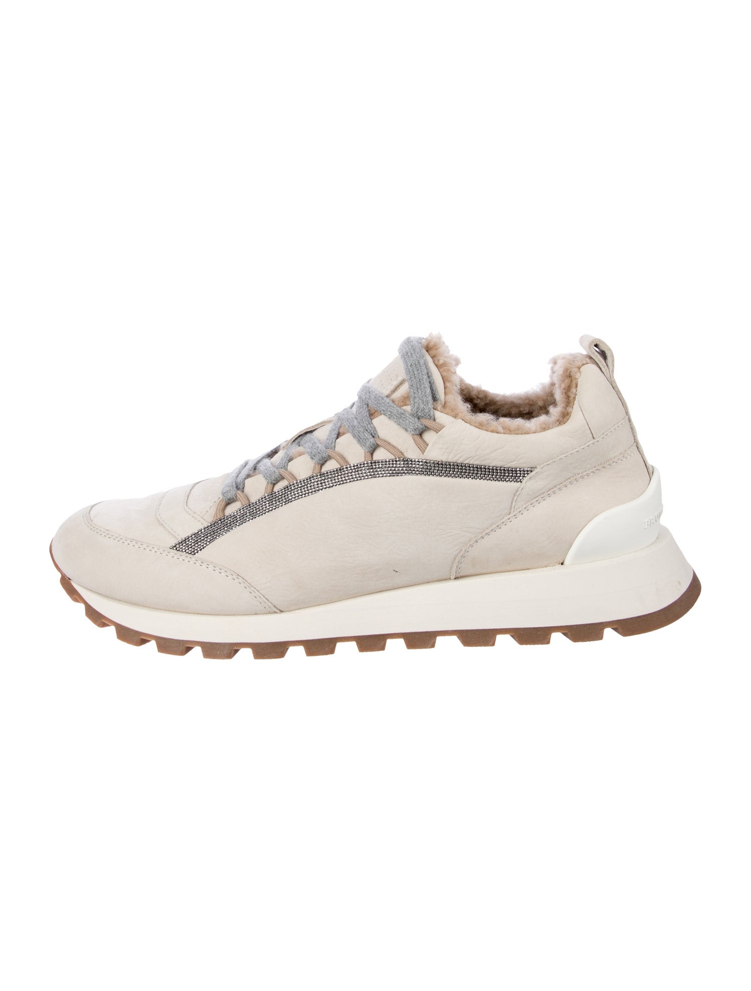 Brunello Cucinelli Monili Suede Sneakers