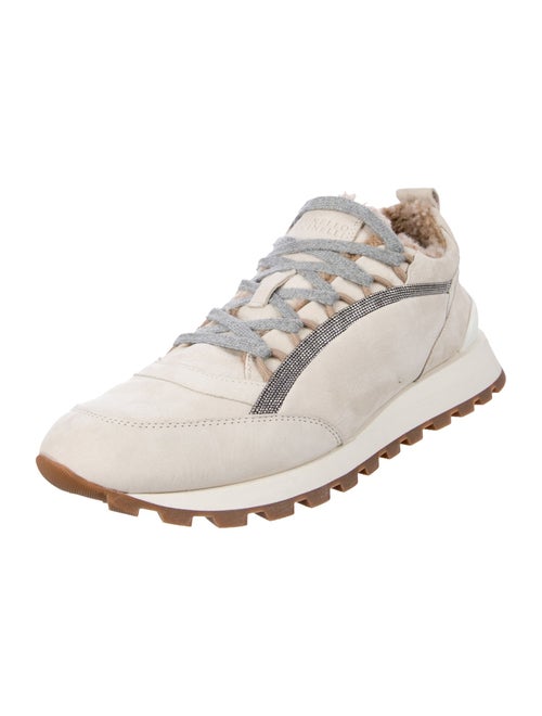 Brunello Cucinelli Monili Suede Sneakers