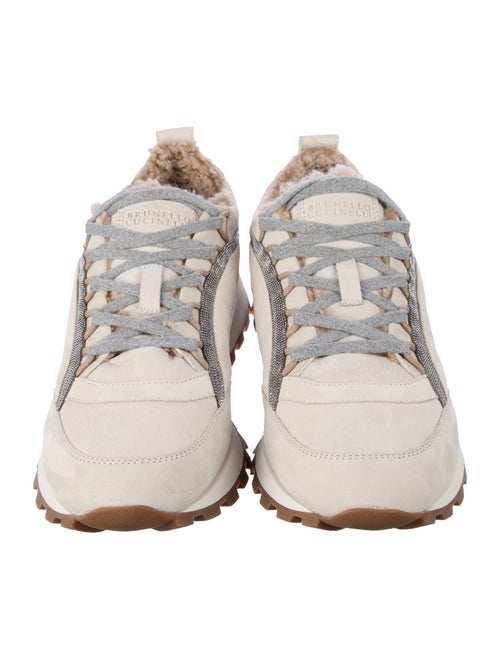 Brunello Cucinelli Monili Suede Sneakers