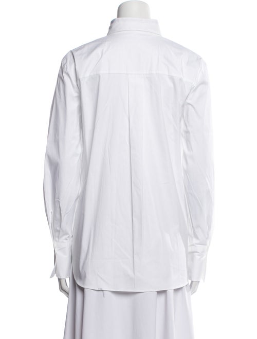 Brunello Cucinelli Long Sleeve Button-Up Top