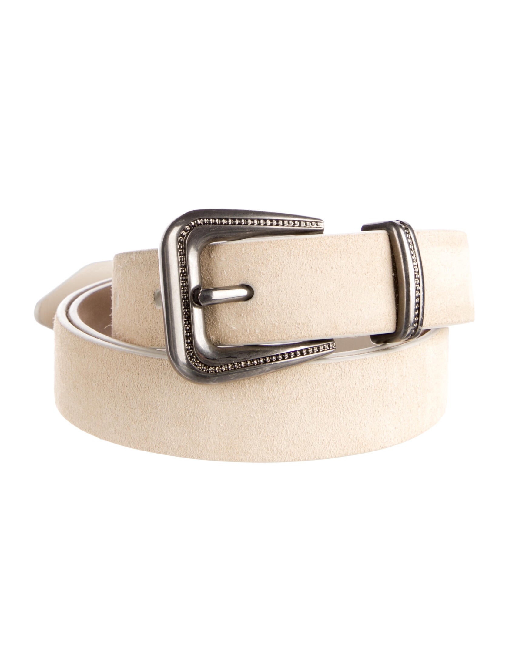 Brunello Cucinelli Skinny Suede Belt