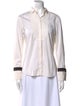 Brunello Cucinelli Long Sleeve Button-Up Top