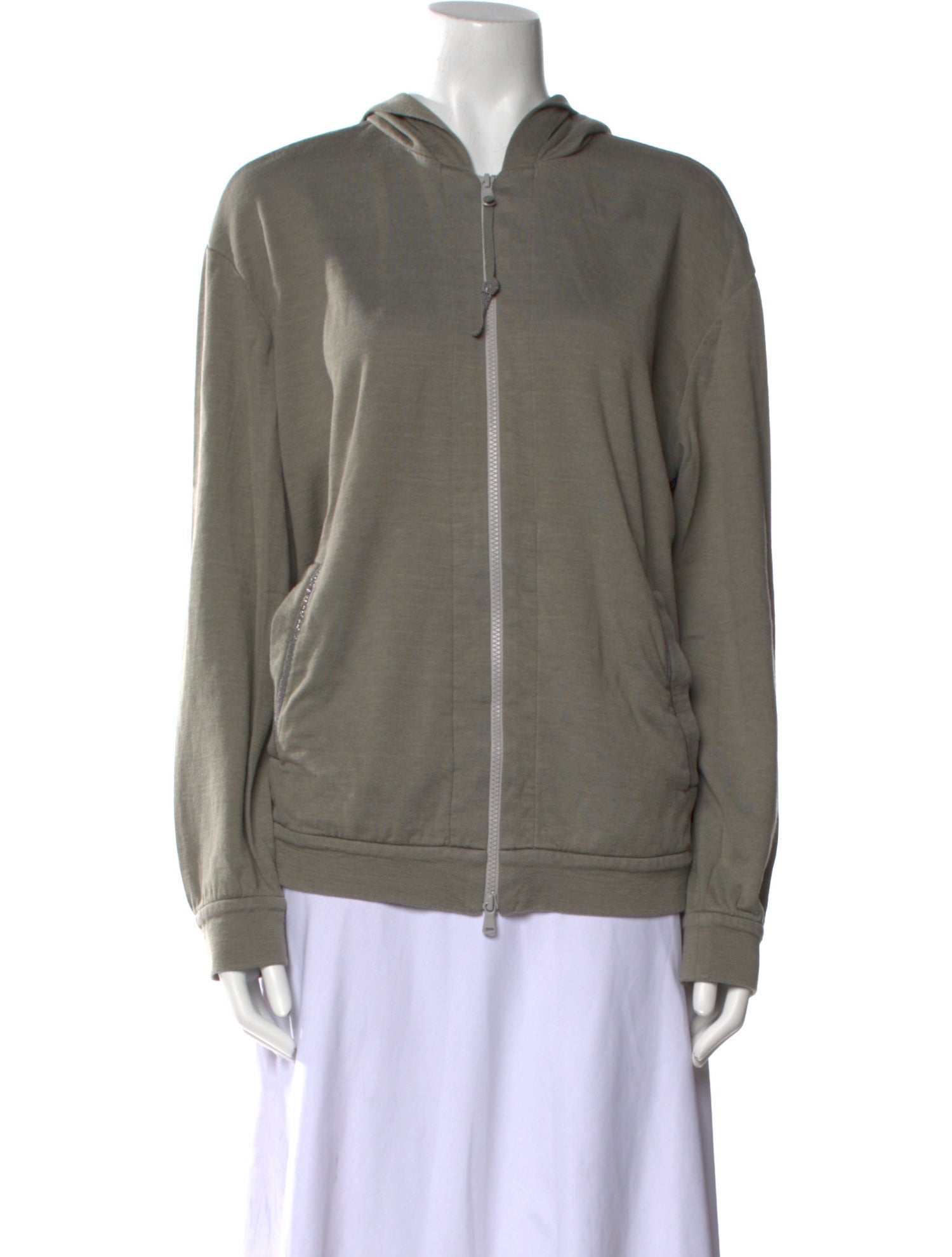 Brunello Cucinelli V-Neck Long Sleeve Sweatshirt