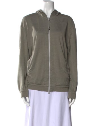Brunello Cucinelli V-Neck Long Sleeve Sweatshirt
