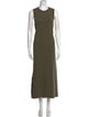 Brunello Cucinelli Crew Neck Long Dress