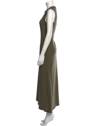 Brunello Cucinelli Crew Neck Long Dress