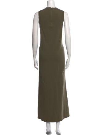 Brunello Cucinelli Crew Neck Long Dress