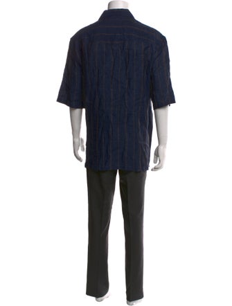 Brunello Cucinelli Linen Striped Shirt