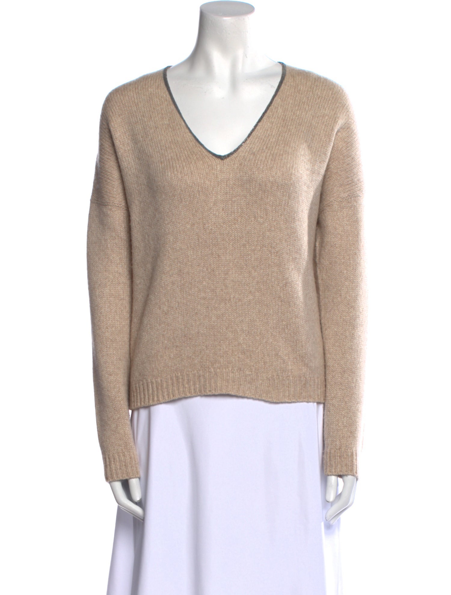 Brunello Cucinelli Cashmere V-Neck Sweater