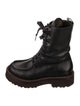 Brunello Cucinelli Leather Combat Boots