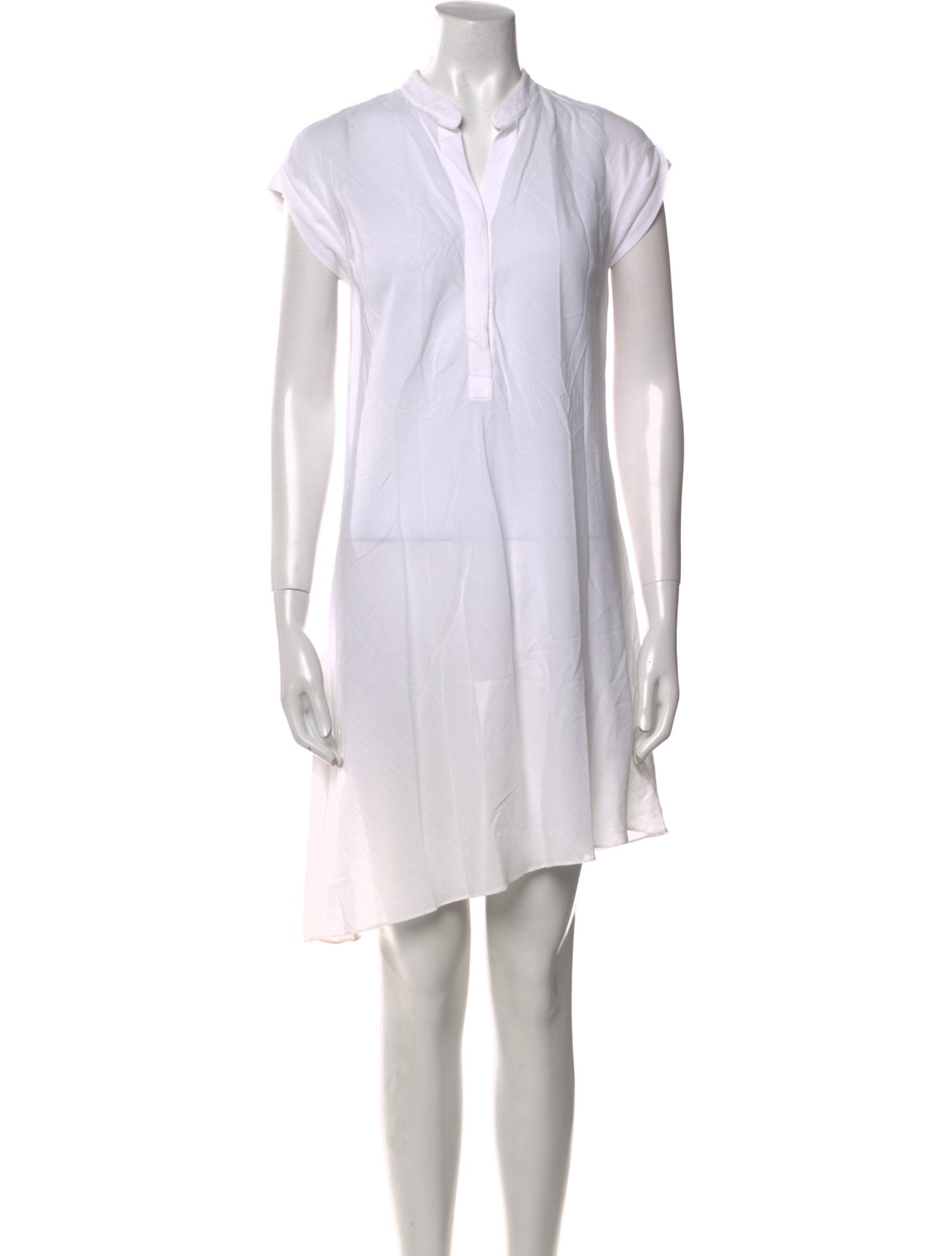 Brunello Cucinelli V-Neck Mini Dress