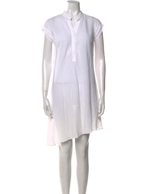 Brunello Cucinelli V-Neck Mini Dress