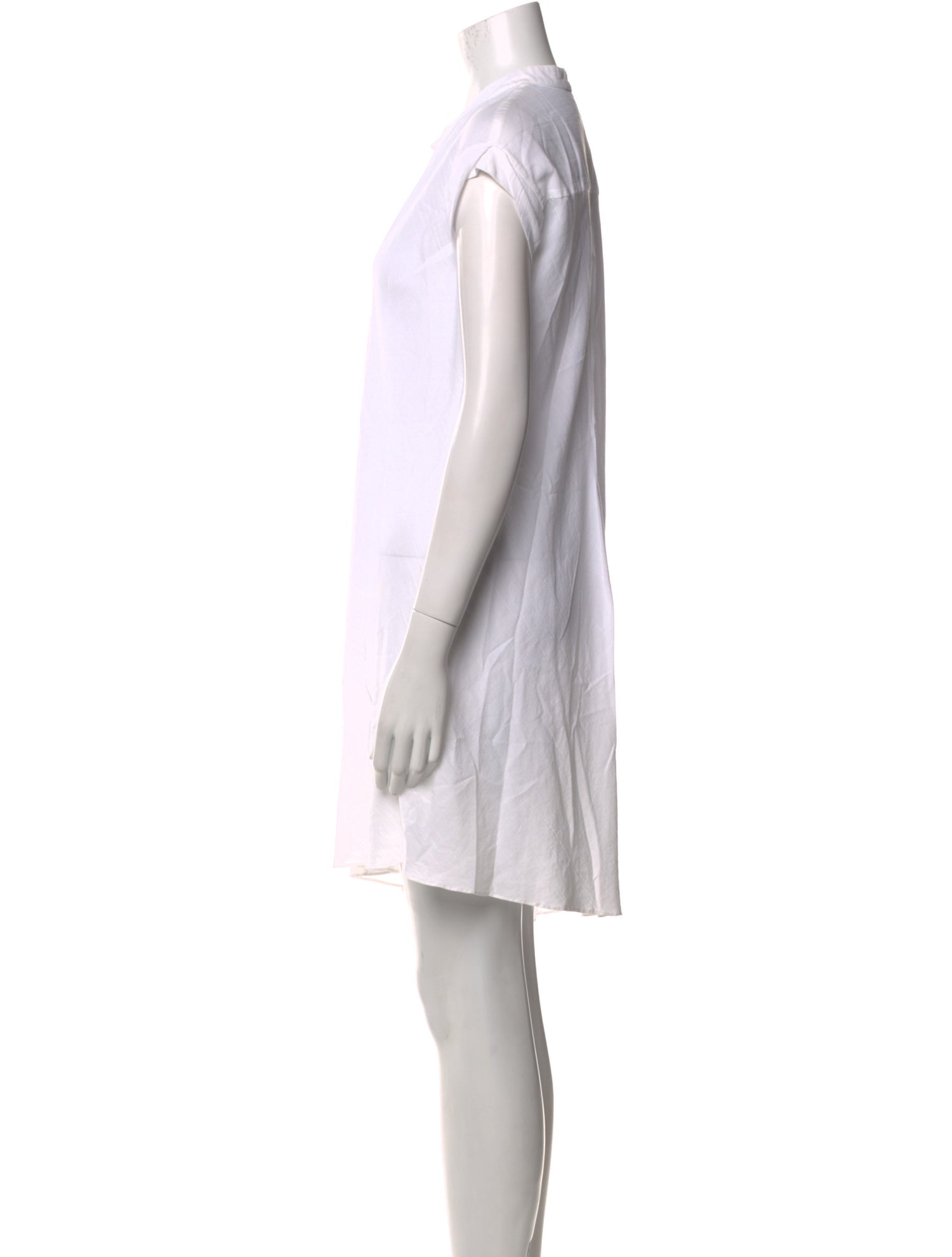 Brunello Cucinelli V-Neck Mini Dress